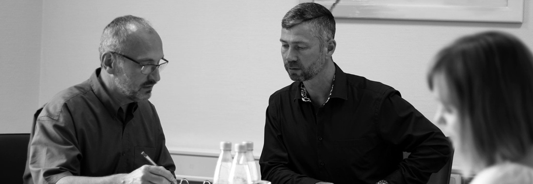 Besprechung in der Firma